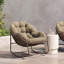 Fauteuil Papasan berçant surdimensionné pour patio-1856238041