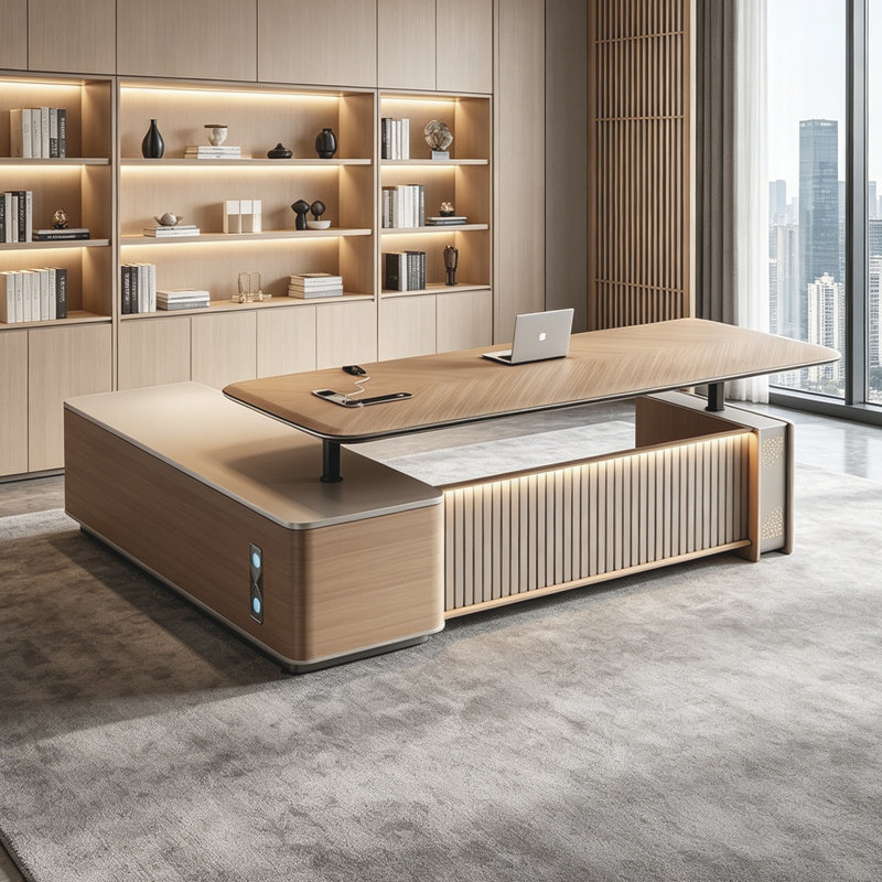 Bureau moderne 86,61 po, H 45,28 po x l 86,61 po x P 70,87 po