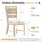 Upholstered Solid Wood Dining Chair-597689602