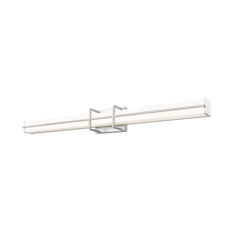 Éclairage pour meuble-lavabo Klowie, Nickel brossé