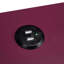 Black And Burgundy Rectangular Accent Table With Charging Dock, 1 Drawer Pull, Leg Design, Kd Assembly, Manual-Close Drawer, Table, 20 Lb Weight Side In Burgundy, Single Storage, Legs, Glide Side,