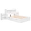 Lit plateforme pleine grandeur avec tablettes coulissantes, lit gigogne simple et 2 tiroirs-1117032717