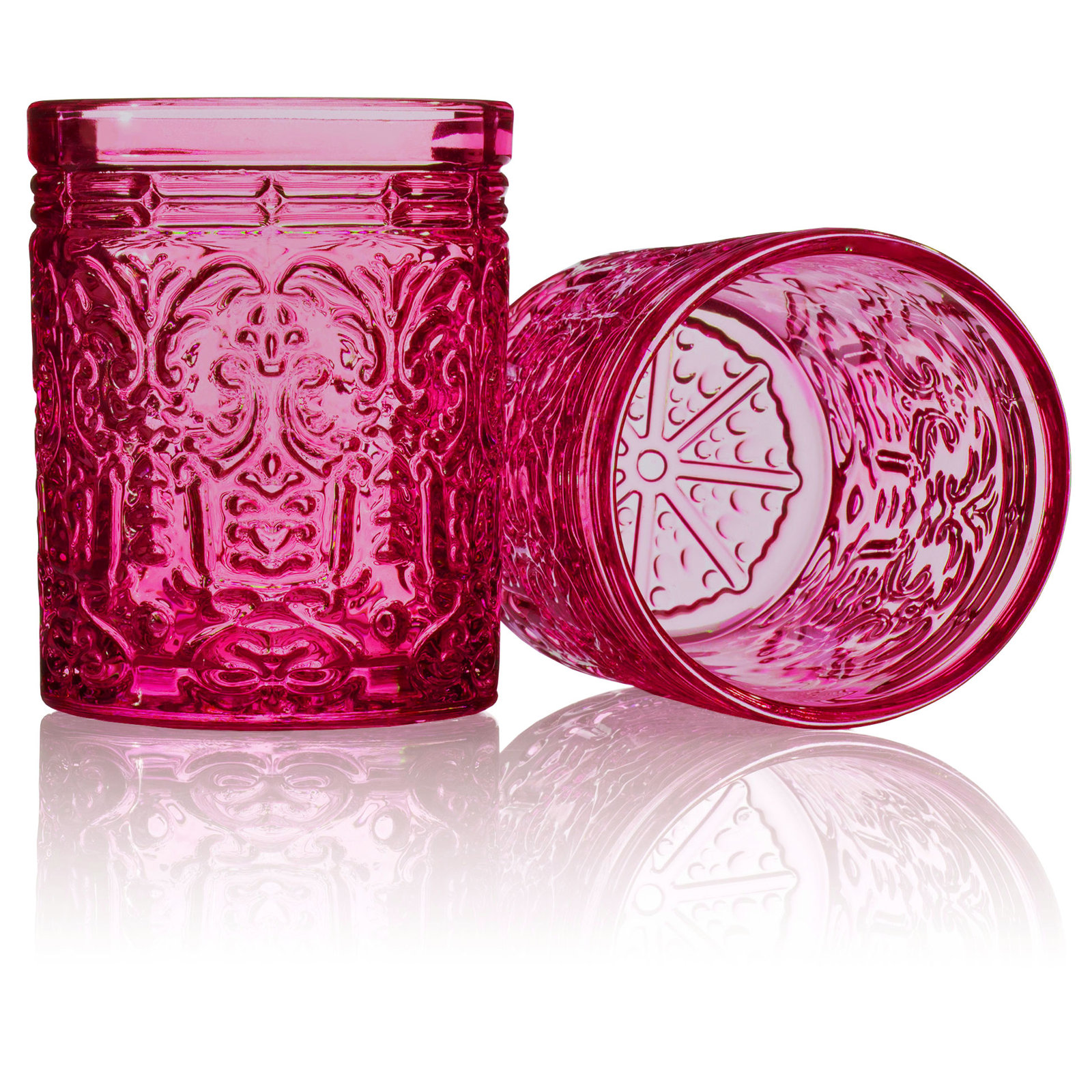 Jax Drinking Glass 11 oz, Hot Pink