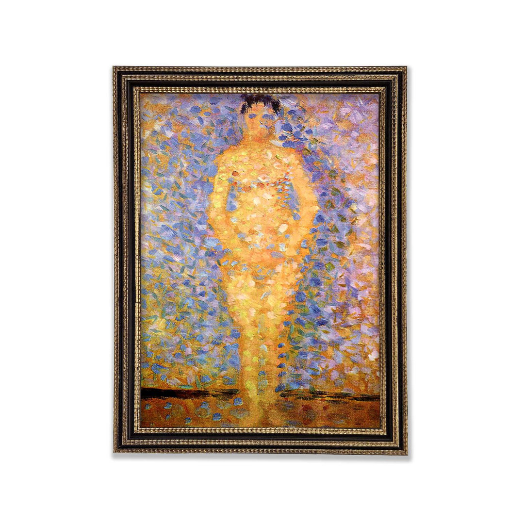 Seurat Studie eines Modells - Einzelner Bilderrahmen Kunstdrucke