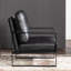 Fauteuil avec cadre en métal pour le salon, la chambre à coucher et le bureau à domicile