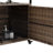 Outdoor Wicker Bar Cart, Patio Wine Serving Cart W/Wheels , Rolling Rattan Beverage Bar Counter Table W/Glass Top For Porch Backyard Garden Poolside Party, Light Brown