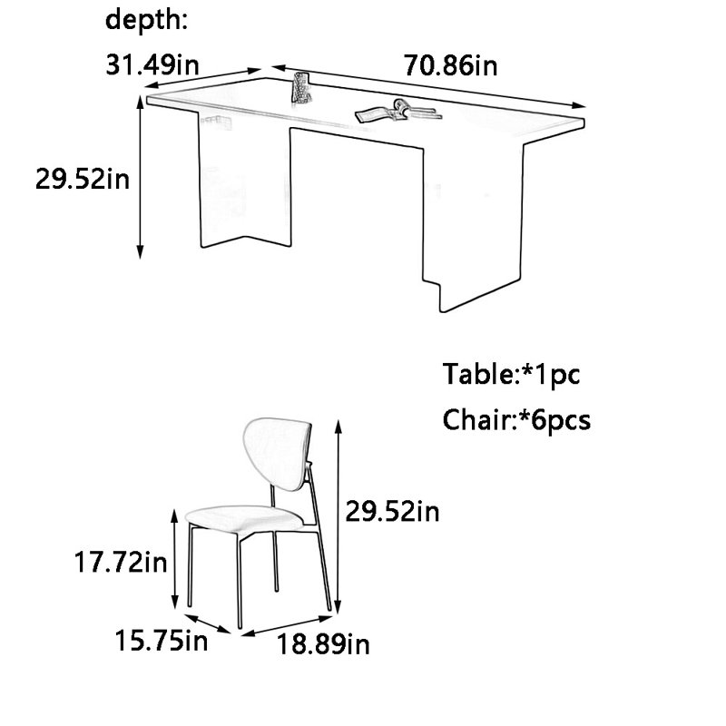 Kincer, 29.52"H x 70.86"L x 31.49"W