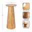 Table ronde en bois de manguier Hemingson