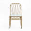Ensemble de 2 chaises d'extérieur en osier avec coussins lavables PE-1030802628