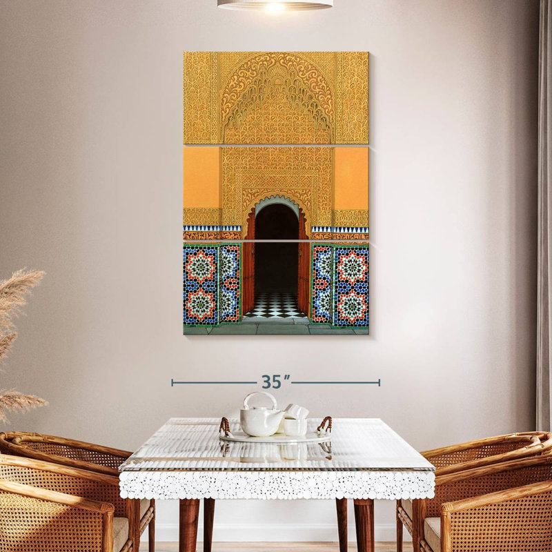Nicci Door Marrakech, 50" H x 32" W