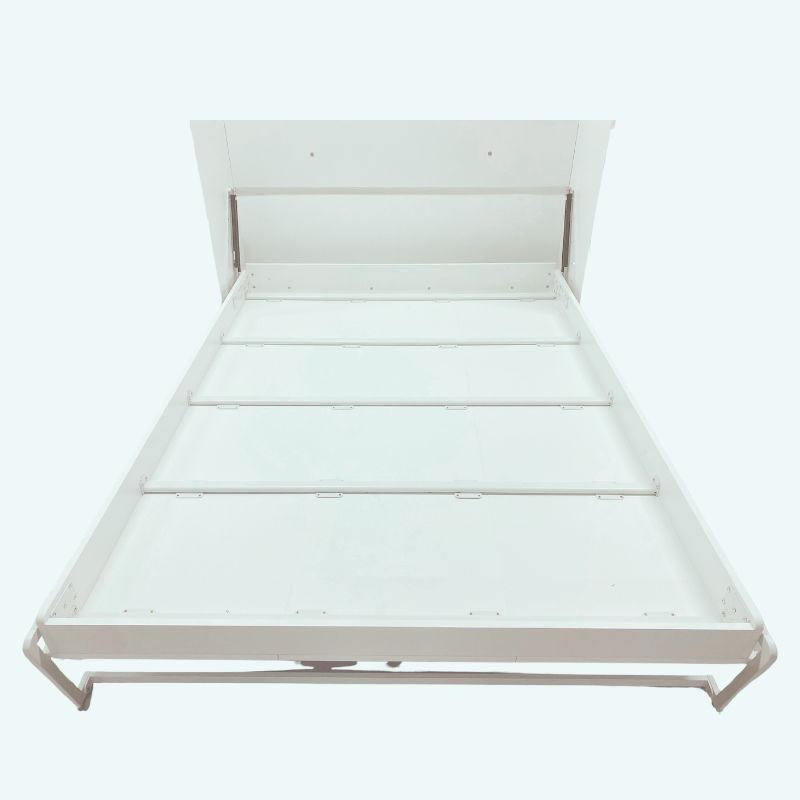  Grand lit escamotable moderne blanc de 65 pouces peu encombrant
