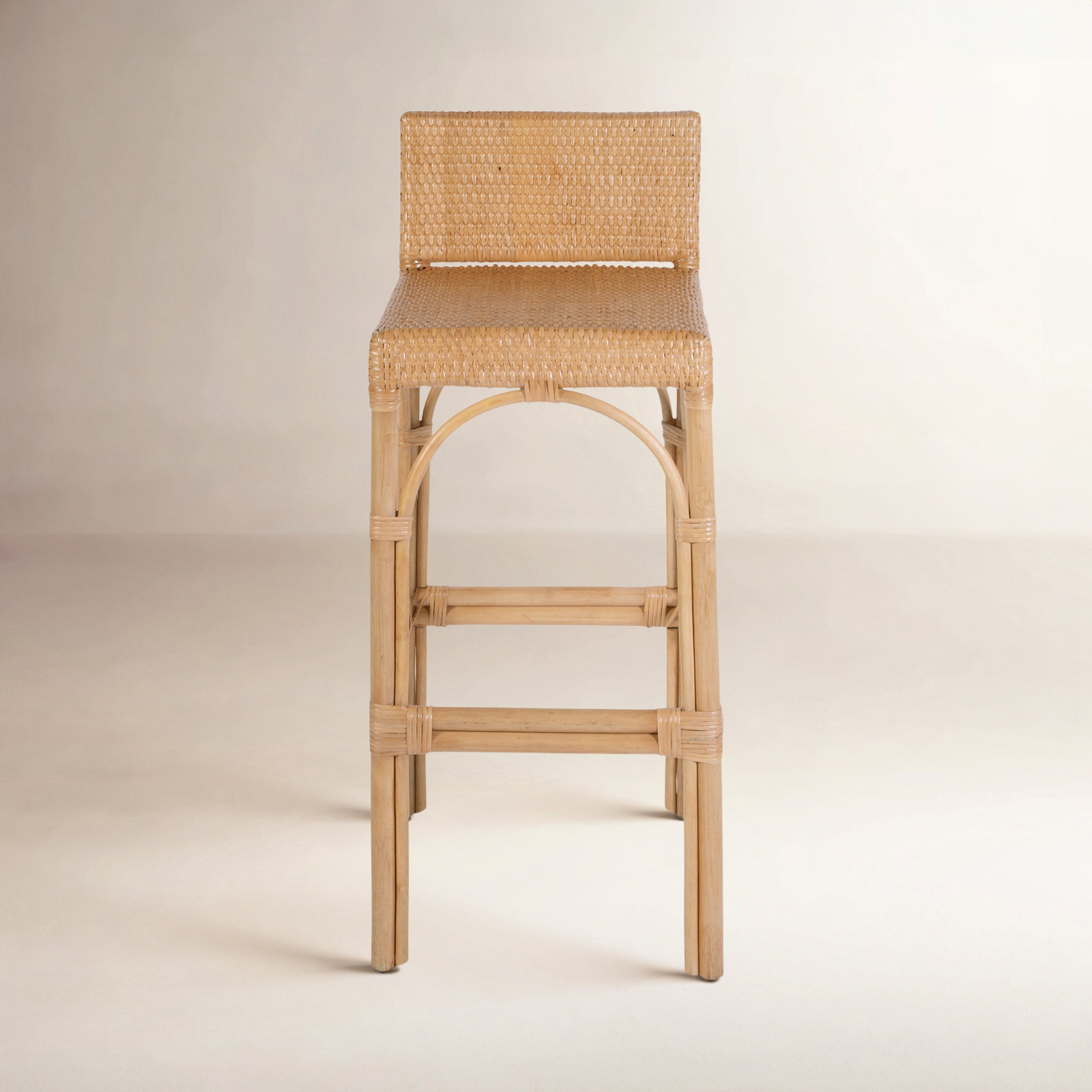 Estella Bar and Counter Stool, Natural, Counter Stool (24" Seat Heigh)t