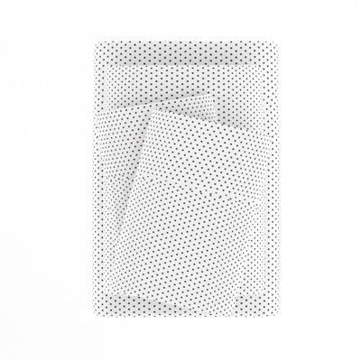 Stippled Dot Pattern Microfiber Sheet Set
