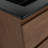 24" Wall-Mounted Bathroom Vanity With Black Ceramic Sink, 2-Soft Close Drawers, KD-Package-228177466-228177467-228177470