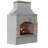 Rectangle Stucco Propane Smokeless Outdoor Fireplace