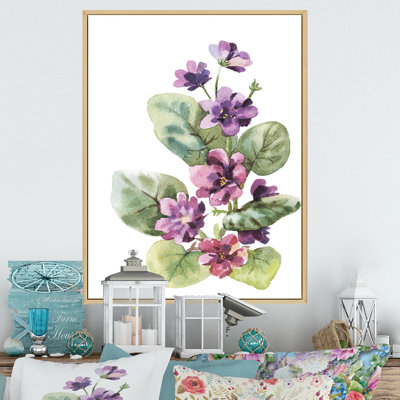 Viola sauvage - fleurs mauves
