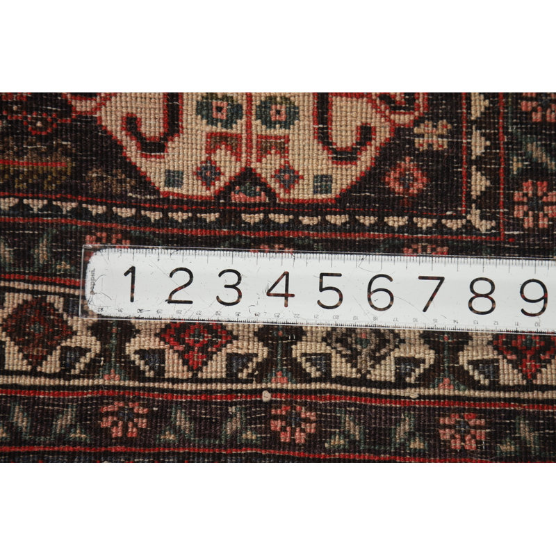 Tapis traditionnel rétro à motif géométrique 4 x 5