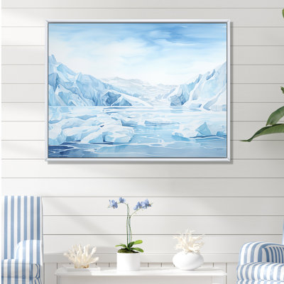 Paysage du Groenland gelé au pays des merveilles