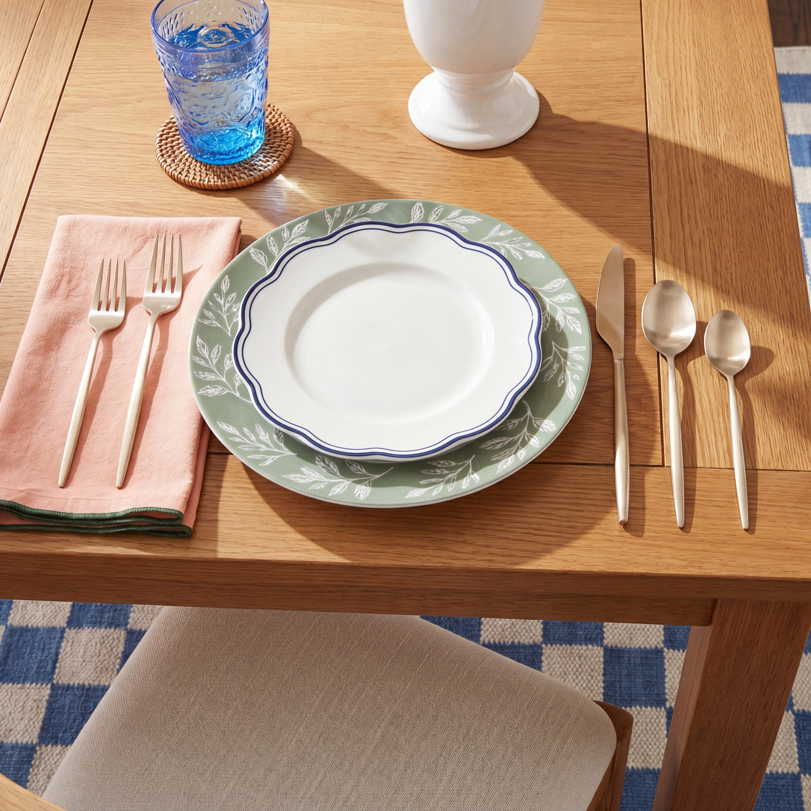 Barrona Stainless Steel Flatware, Champagne