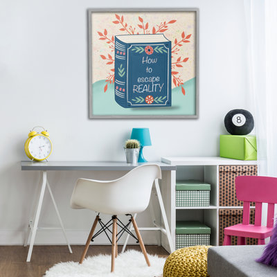 How To Escape Reality Framed Giclee, design by Julia Frost