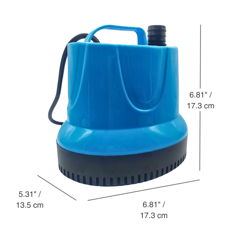 Pompe à eau submersible ajustable Teamson Home Cordon d'alimentation