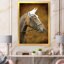 Portrait d'une maison brune - Impression sur toile