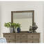 Miroir, aucun assemblage requis, finition gris verger