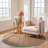 Joanna Auckland Bamboo Natural/Turquoise Area Rug-1820319719