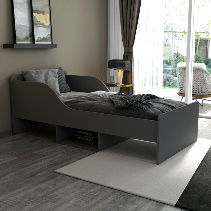 Kyondra UK Single - DE 90 X 190 Cm Storage Bed, Anthracite