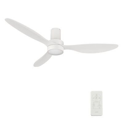 Ventilateur de plafond intelligent 52 po avec télécommande Aurora, ensemble d'éclairage inclus, fonctionne avec l'assistant Google et Amazon Alexa, raccourci Siri.