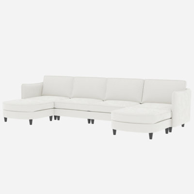 141.5''  Large Size 6 Seater Sofa Couch