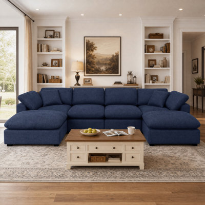 Wilroy 6-Piece Reversible U-Shaped Sectional 