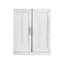Armoire d'appoint de coin blanche avec portes et rangement peu encombrant P 16 po x l 31 po x H 36 po-1962771673-1962771751