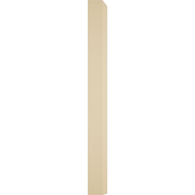 Foster Bullseye Plinth Block with Beveled Edge, 10" H x 5" W x 1" D