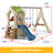 Step2 Play Up Gym Set Swing Set and Kids Outdoor Playground