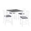 Ensemble de table de salle à manger peu encombrante (doit inclure à la fois la table et la chaise), ensemble de cuisine moderne en bois MDF