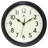 Midcentury/Modern Round Plastic Wall Clock 9.5 Inches-709414038