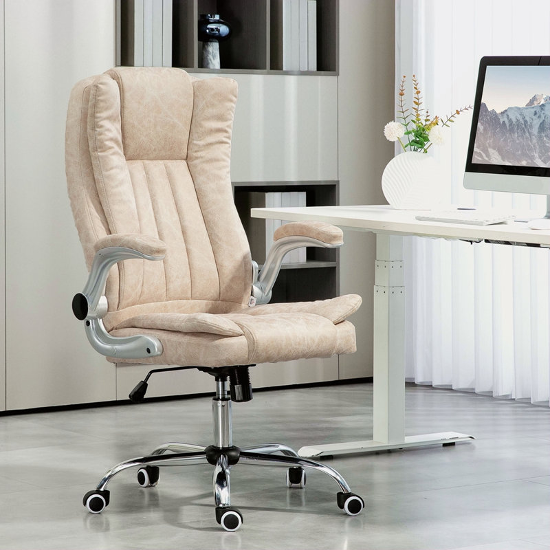Fauteuil de direction HOMcom, Blanc