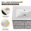 Ensemble de meuble-lavabo simple 24 po avec plateau en céramique Cappie