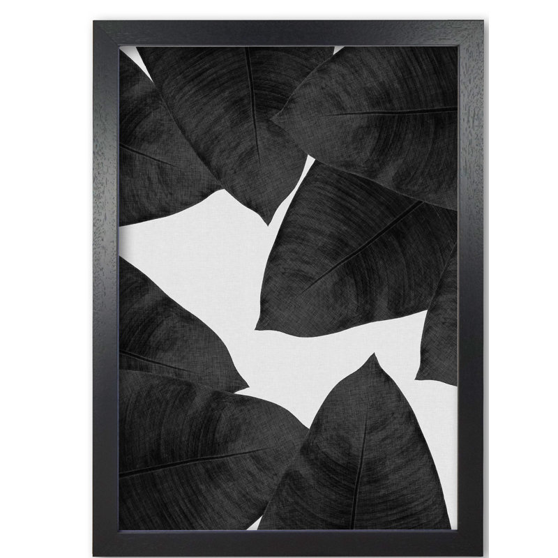 Banana Leaf II - Print, 84.1cm H x 59.4cm W x 4cm D, Wrapped Canvas
