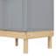Grand lit escamotable, gris-933437119
