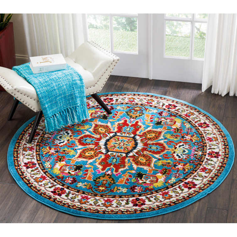 Tapis oriental bleu Earnhart