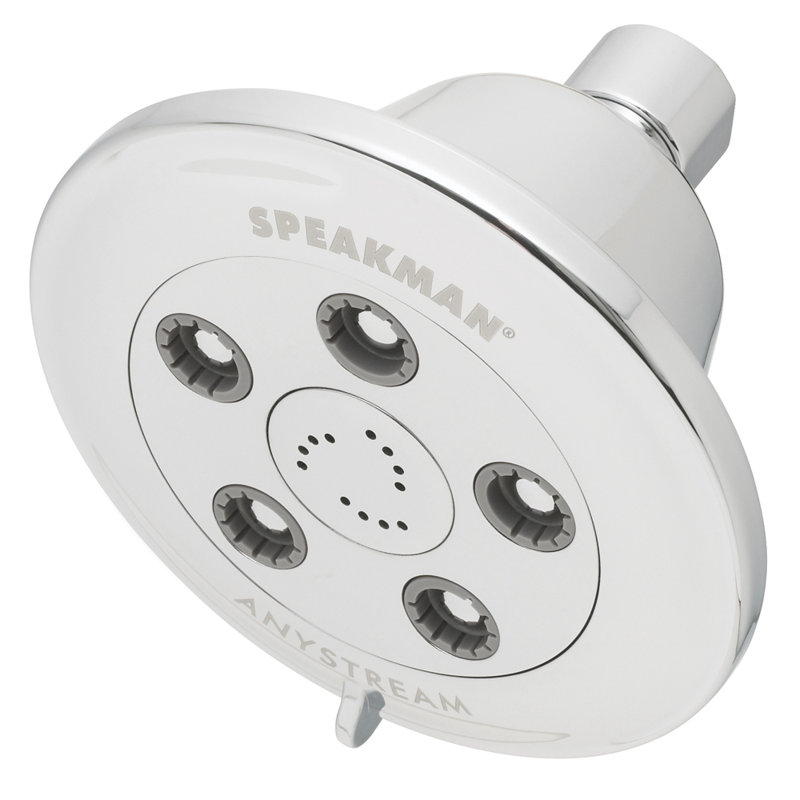 Pomme de douche à fonctions multiples réglables 2,5 gpm Alexandria, Chrome poli