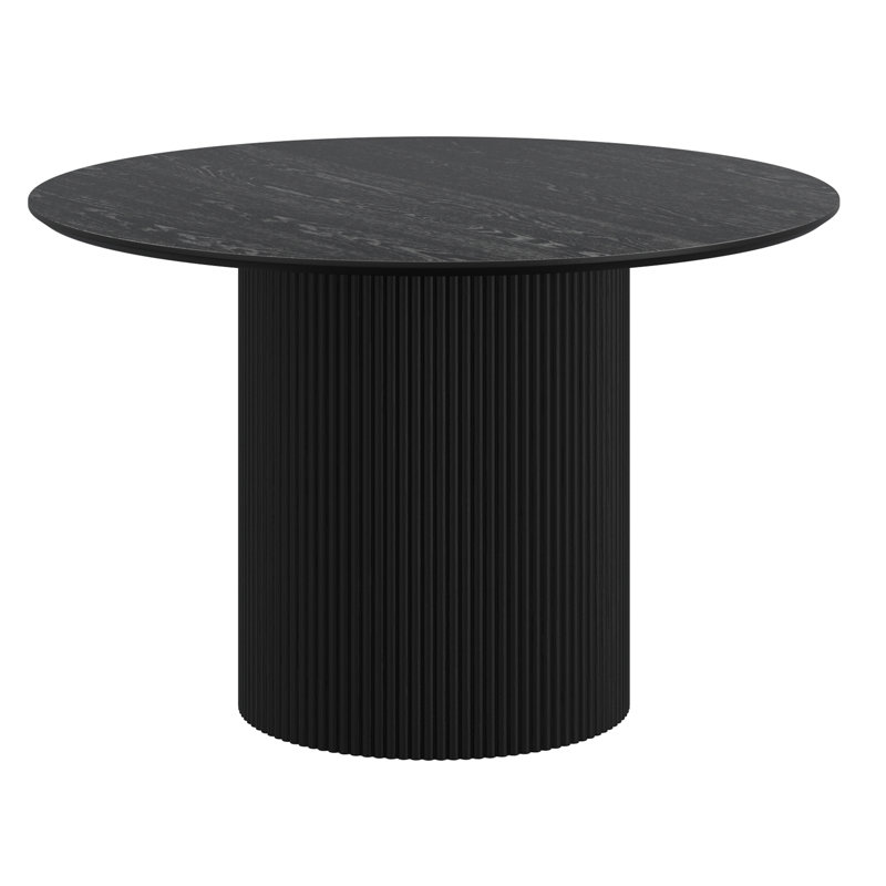Table de salle à manger Karn, Noir