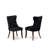3 Piece Dining Table Set Includes a Round Kitchen Table with Dropleaf and 2 Padded Chairs, Mahogany-1909727732-1909727728