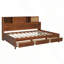 Lit de jour en bois avec 3 tiroirs de rangement-800836402-800836404