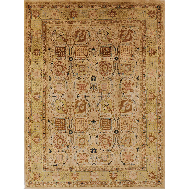 Tapis oriental jaune, Rectangle 8 pi x 12 pi