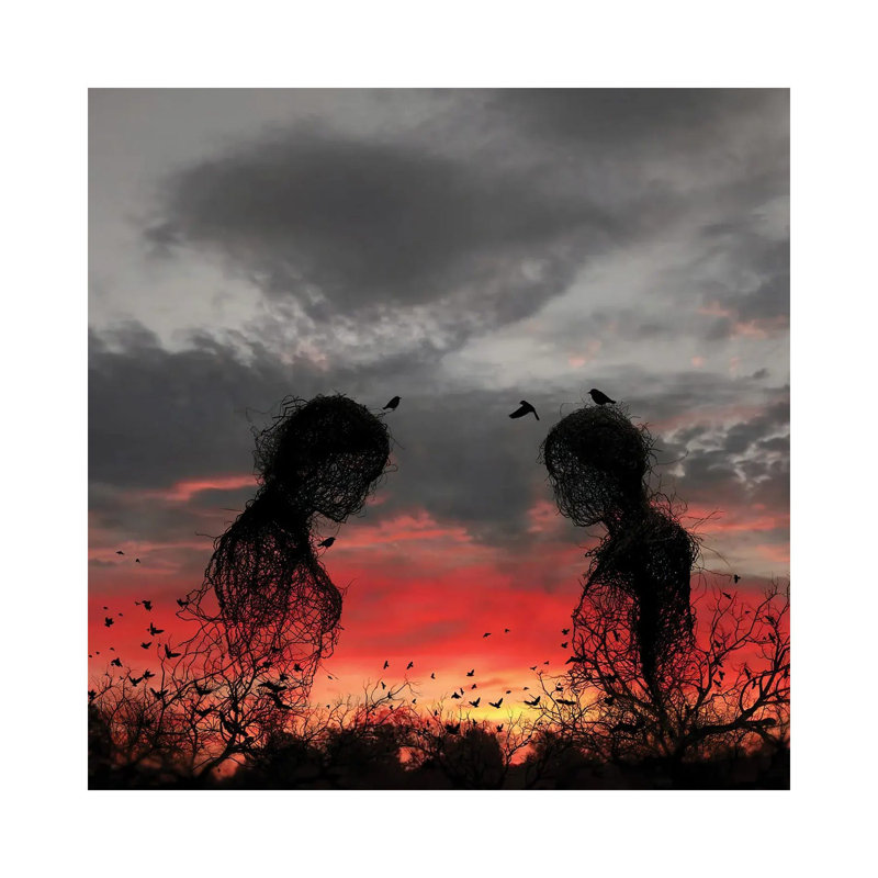 Sunset - Wrapped Canvas Print, 45.72 cm H x 45.72 cm W x 1.91 cm D