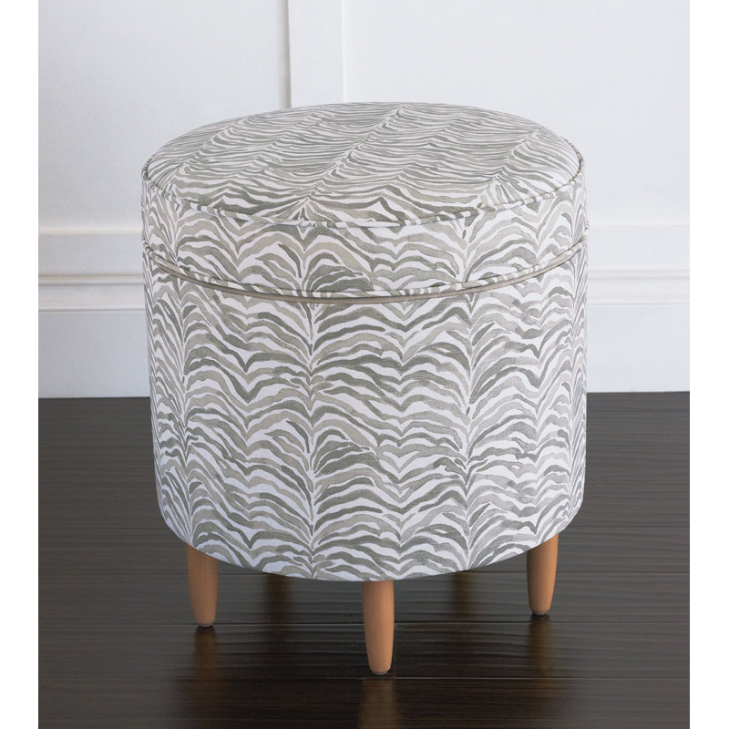 Amara Round Ottoman