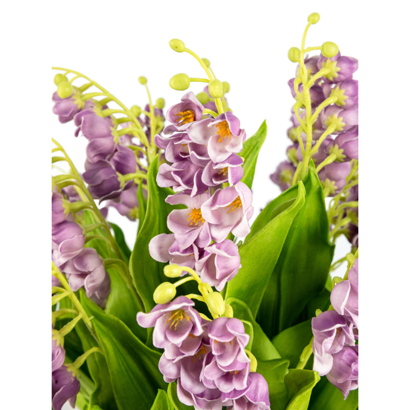 Cora RealTouch Muguet Arrangement, Periwinkle